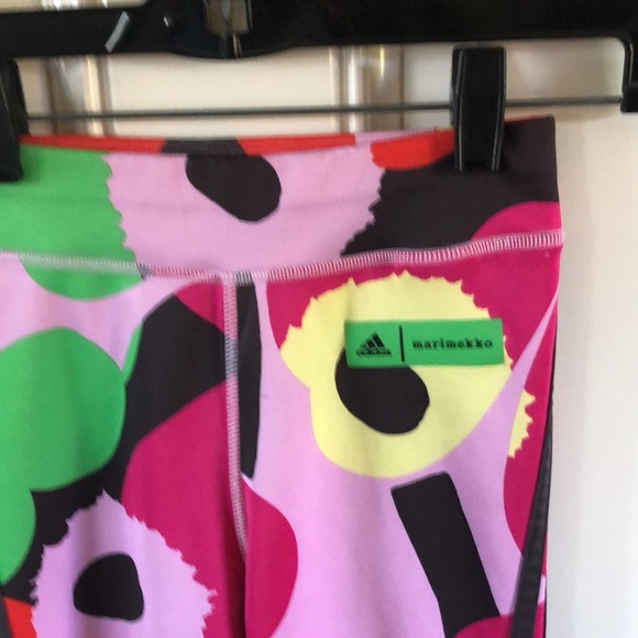 Girls Adidas x Marimekko training tights - Picture 5 of 9